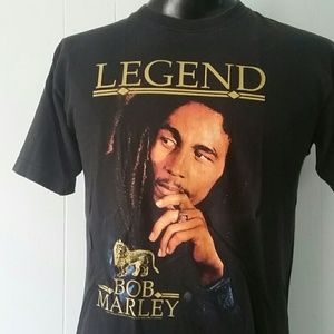 Faded Bob Marley Tshirt Tee Legend 2007